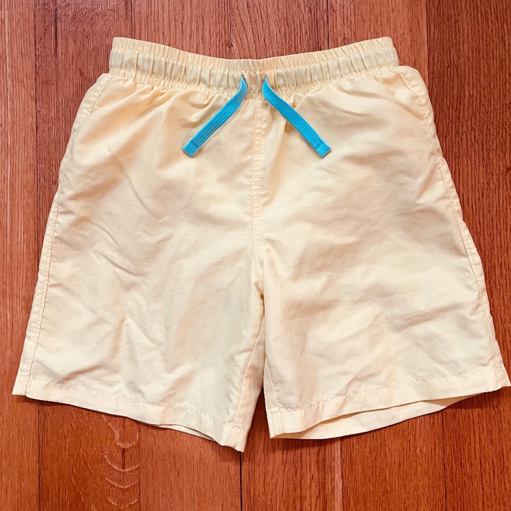 Primary brand yellow swim trunks size 10